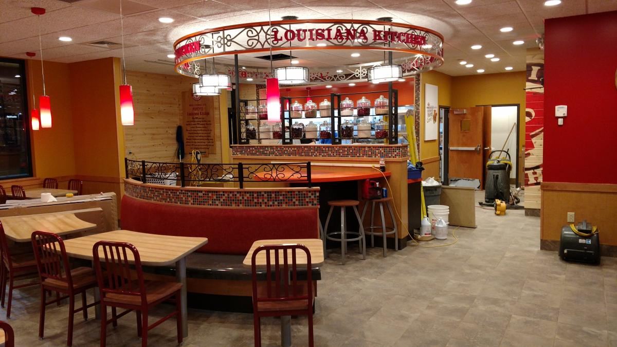 Popeye's, Janesville, Minn. Interior