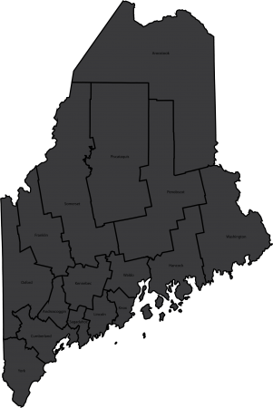 State Map - Maine