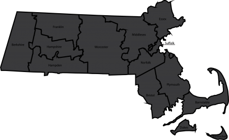 State Map - Massachusetts