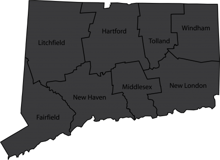 State Map - Connecticut