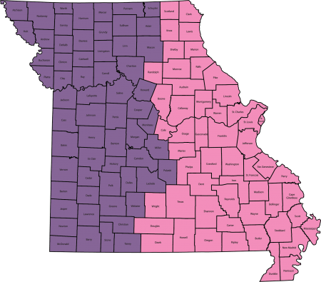State Map - Missouri